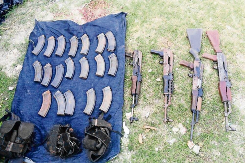 En la vivienda donde fue arrestado Juan Francisco Cruz Gámez fueron encontradas cuatro armas largas (ARCHIVO EL UNIVERSAL)