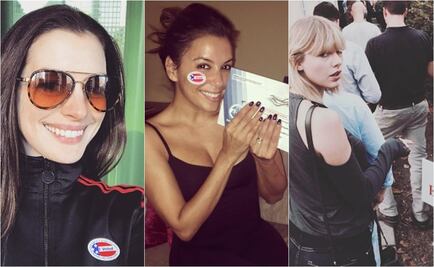 Fotogalería. Celebridades votan en elecciones de EU