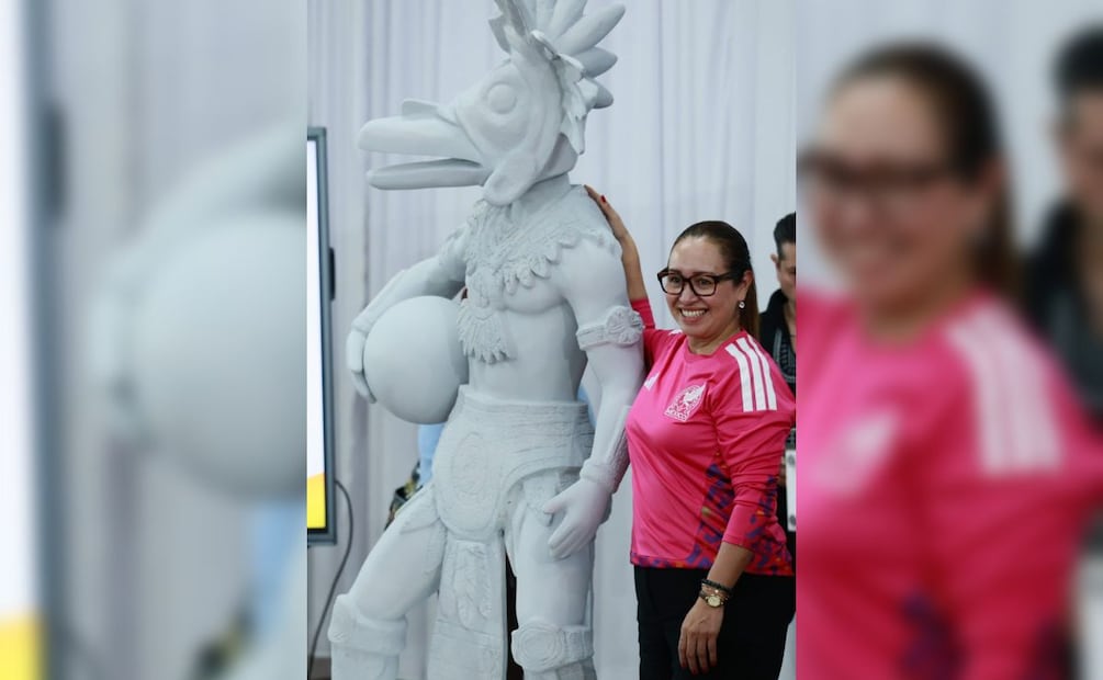 Se instalarán 25 piezas de fibra de vidrio que representan a Ehécatl Pambolero. | Foto: Especial.