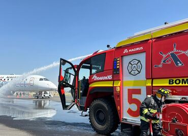 AICM realiza simulacro ante escenario de accidente de aeronave