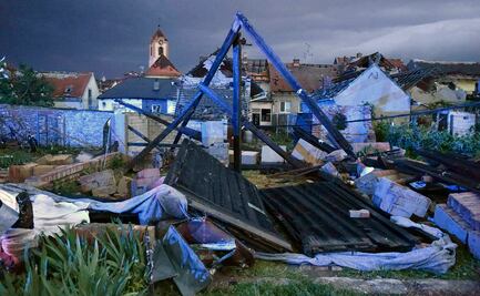"En 10 minutos el pueblo quedó arrasado", tormenta deja destrucción en República Checa