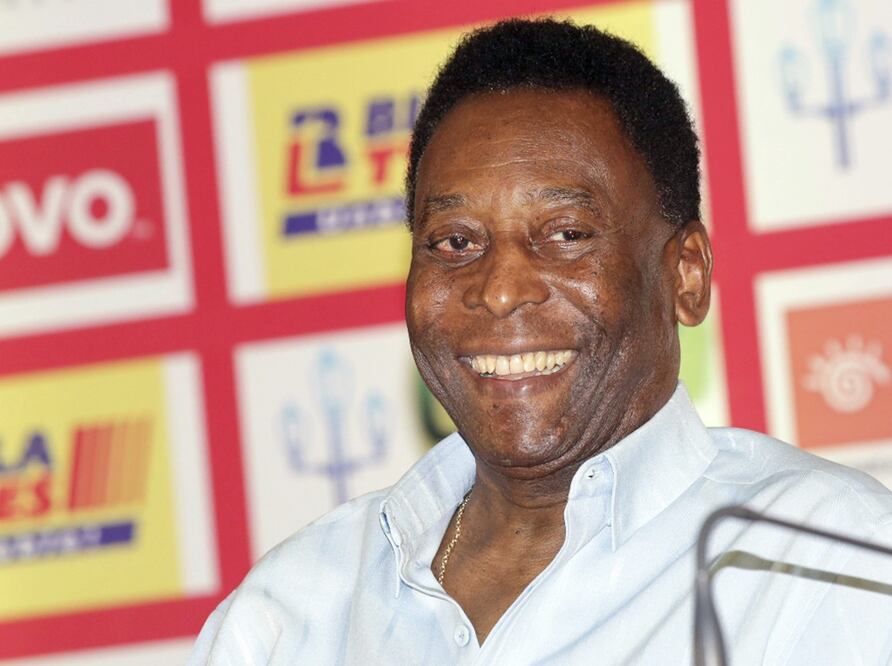 Pelé pasará los próximos días en la India como invitado de honor en el primer partido del Atlético de Calcuta (EFE)