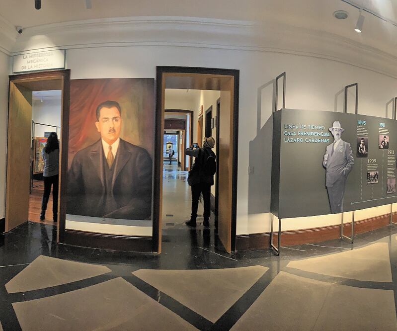 La casa está dividida en 14 salas y cinco núcleos: “La misteriosa mecánica de la historia”, “Formación política”, “De cara a la nación”, “Hombre de Estado” y “La residencia oficial”.  Fotos: BERENICE FREGOSO. EL UNIVERSAL