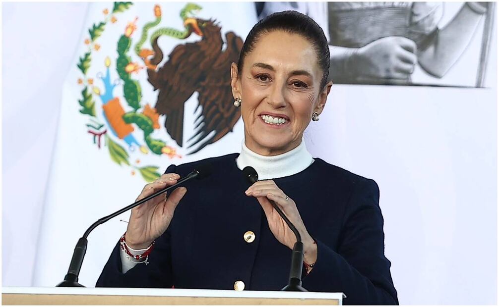 Claudia Sheinbaum, presidenta de México, durante la presentación del Plan México el 13 de enero del 2025. Foto: Berenice Fregoso / EL UNIVERSAL