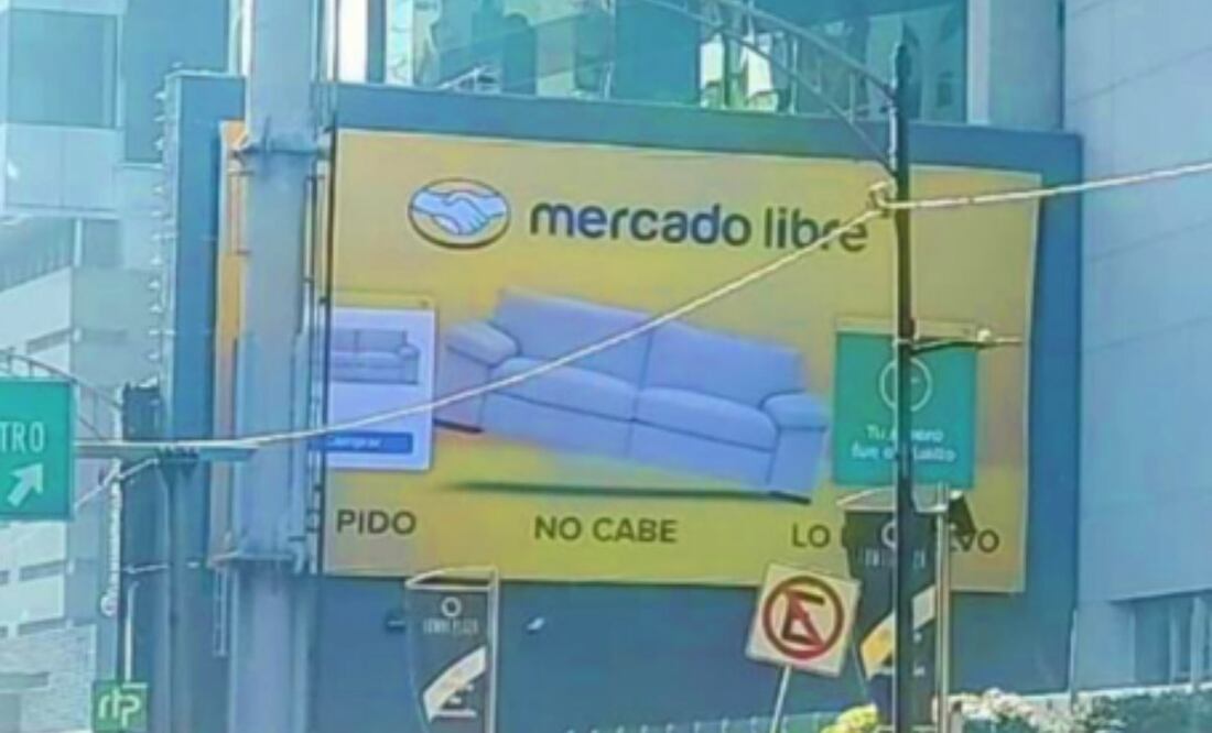 Mercado Libre coloca publicidad ilegal en alcaldía Miguel Hidalgo. Foto: Especial