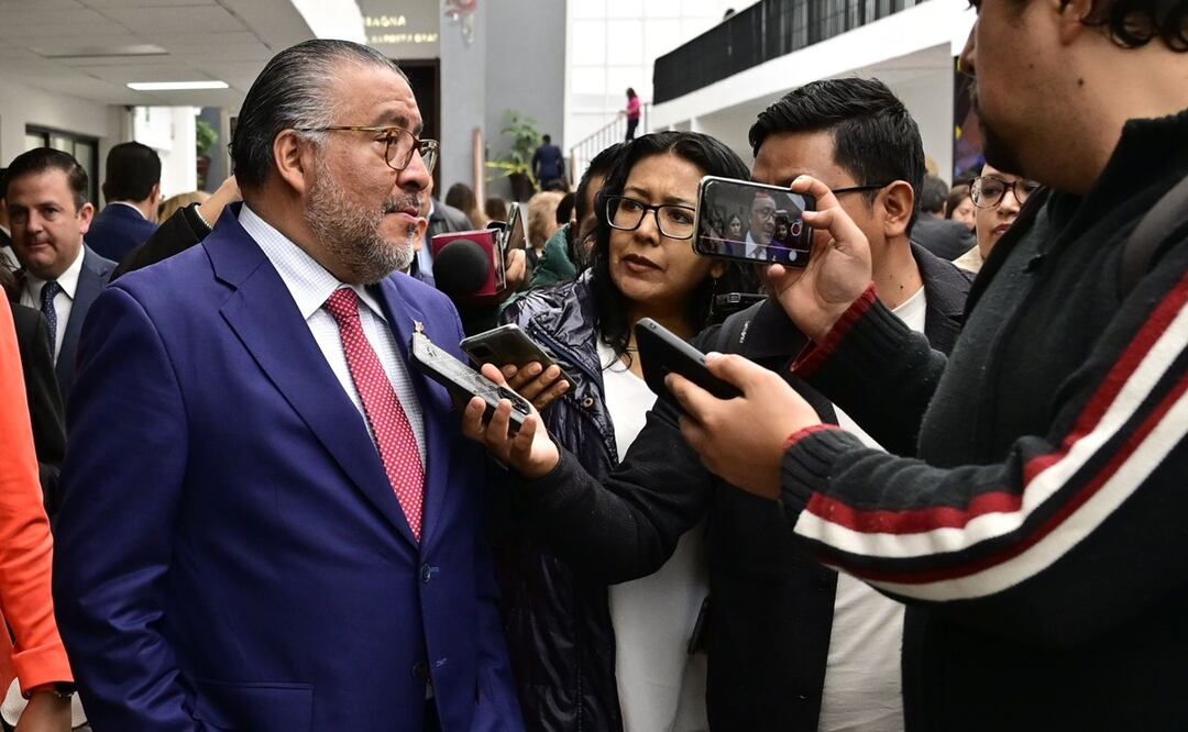 Horacio Duarte afirmó que reforzarán áreas de seguridad en Edomex con el nuevo titular Cristóbal Castañeda. Foto: Claudia González