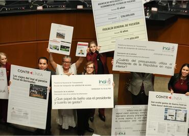 FOTOS: Inai pedía información hasta de la ropa interior de AMLO; senadores justifican su extinción