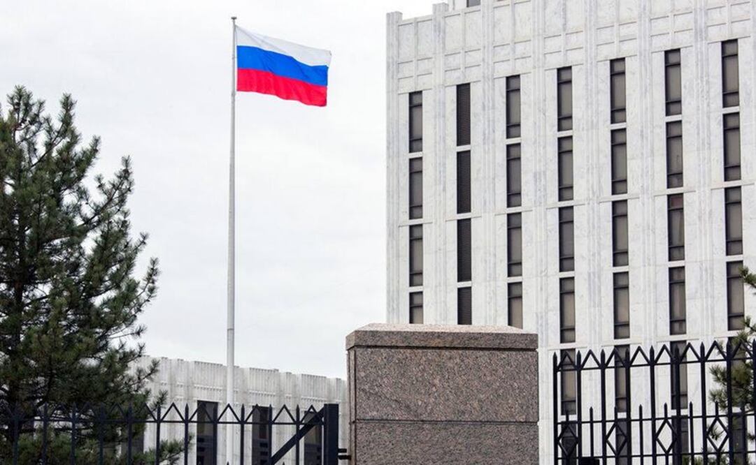 Embajada de Rusia en Washington.  Foto: Twitter @RusEmbUSA