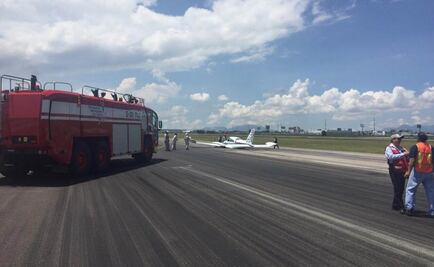Cierran Aeropuerto de Toluca por un aterrizaje forzoso