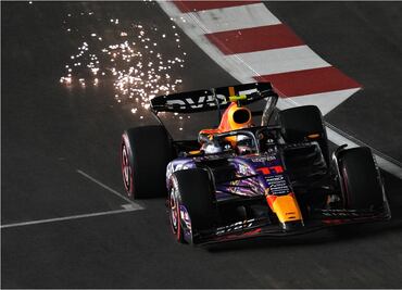 Checo Pérez termina cuarto en una atípica P2 en Las Vegas