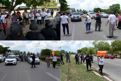 Maestros protestan contra la reforma educativa en Yucatán