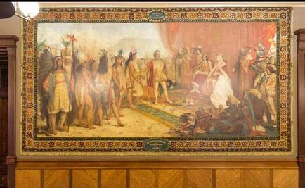 Censuran murales de Cristóbal Colón por "denigrar" a indígenas