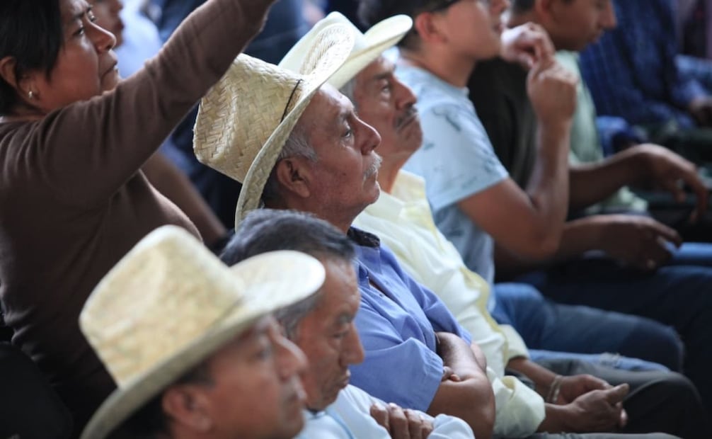 Programa "El maíz es la raíz" en Oaxaca, encabezado por la presidenta de México, Claudia Sheinbaum. Foto: Edwin Hernández / EL UNIVERSAL