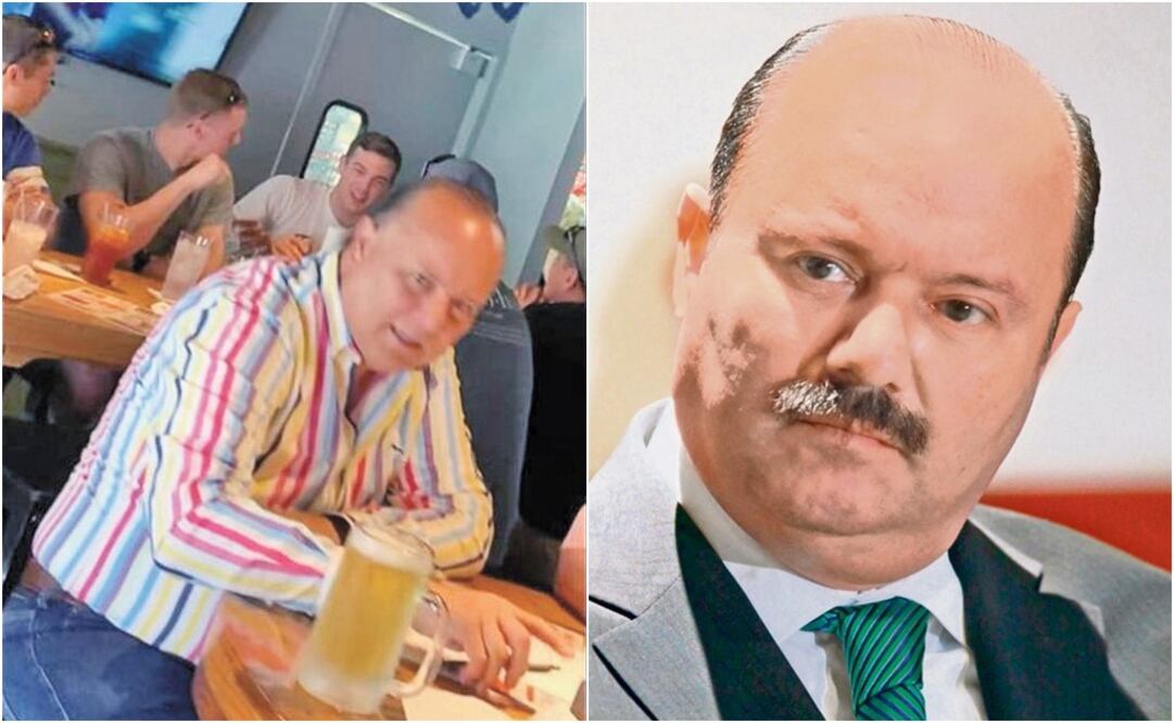 César Duarte has been wanted since 2016 - Photo: Left: File Photo/EL UNIVERSAL; Right: Leo Morales/EL UNIVERSAL