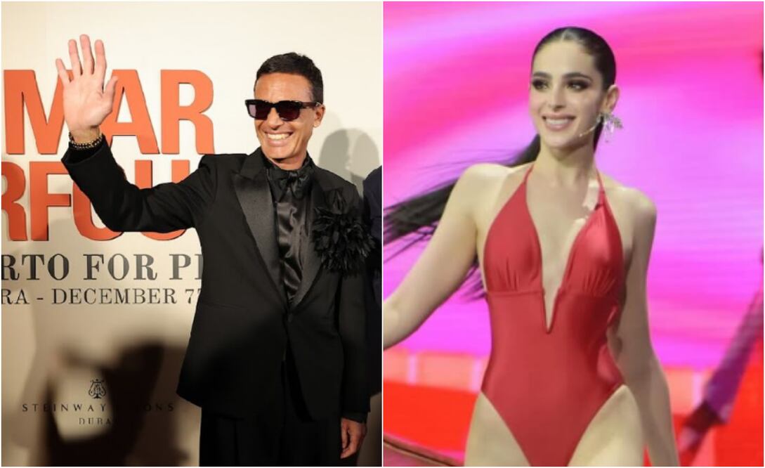 Fátima Bosch, Miss Universo 2025, & Omar Harfouch, exjuez del certamen.
Fotos: Instagram, vía @omarharfouch y @fatimaboschfdz