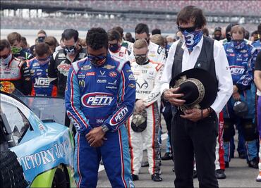 No todos los fans de la Nascar son racistas: Bubba Wallace