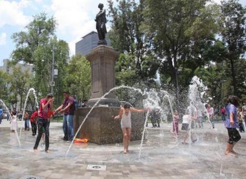 Las fuentes del paseo capitalino más antiguo
