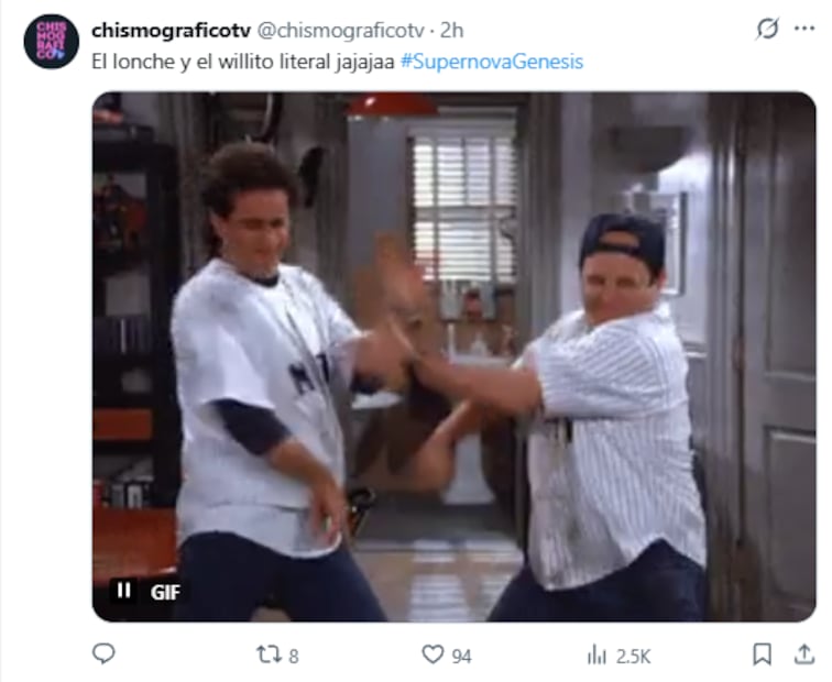 Los mejores memes que dejó la segunda edición de Supernova Génesis. Foto: Captura de pantalla