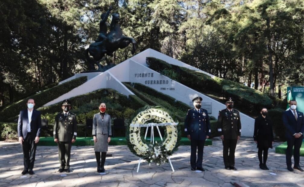 Sheinbaum encabeza ceremonia por el 190 aniversario luctuoso de Vicente Guerrero