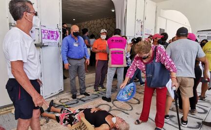 Reportan reclamos y desmayos en casillas especiales de Quintana Roo