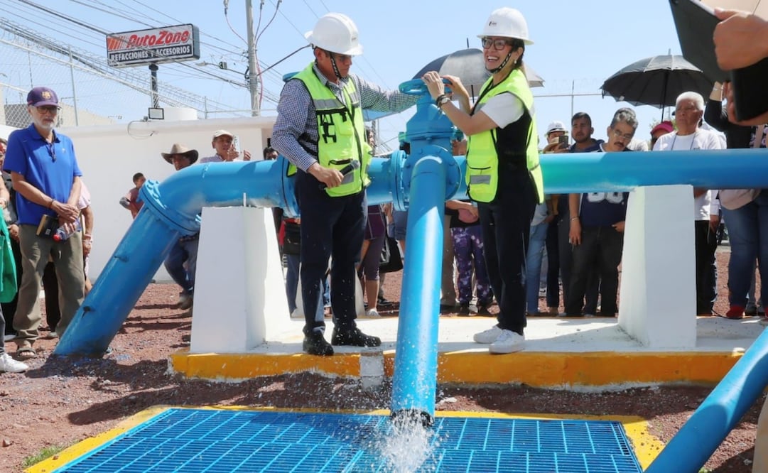 En la colonia Santa María Tulpetlac fue puesto en operación un pozo de agua. Foto: especial