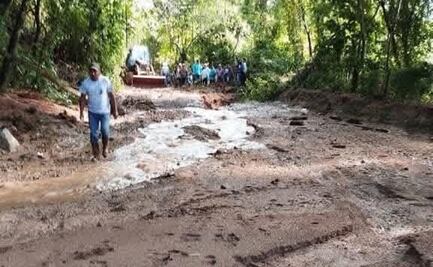 Tras las lluvias, permanecen incomunicadas media docena de comunidades de La Concordia, Chiapas