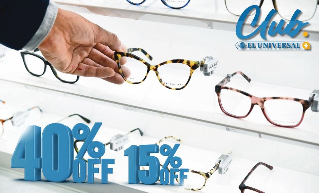 Ahorra en servicios de óptica con Club EL UNIVERSAL. | Foto: Especial.