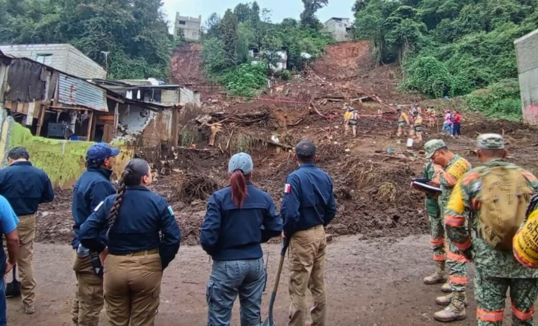 Afectaciones en Puebla por fuertes lluvias. Foto: Especial