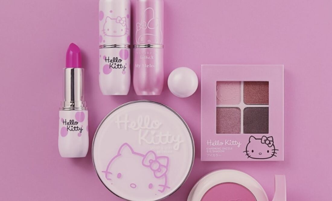 La colección de maquillaje inspirada en Hello Kitty / Foto: Miniso