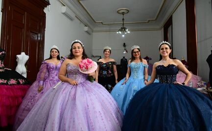 FOTOS: Diputadas de CDMX dejan los trajes y faldas y se visten de quinceañeras; buscan promover a diseñadores locales