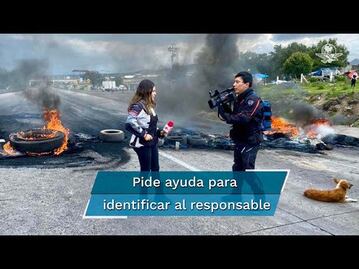 Atropellan a reportera de Foro Tv y a su compañero motociclista en Venustiano Carranza