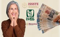 ¡Sorpresa de última hora para pensionados! Adultos mayores que recibirán dinero este 28 de noviembre. Foto: IMSS / ISSSTE / Secretaría de Bienestar / Adobe