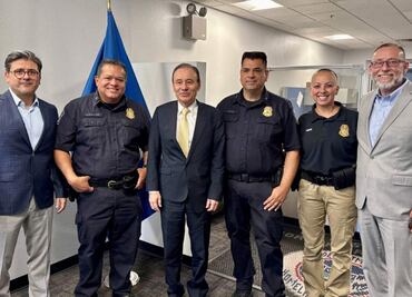 Alfonso Durazo llega a Phoenix, EU; encabezará plenaria Arizona-México junto a mandataria Katie Hobbs