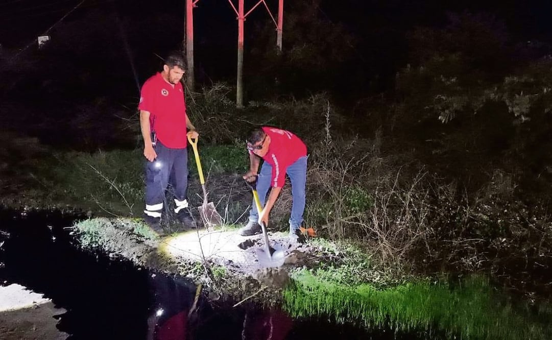 El combustible cubrió una superficie de 300 metros. Foto: Especial