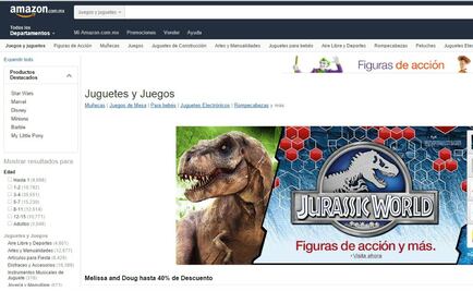 Amazon México abre tienda de juegos y juguetes