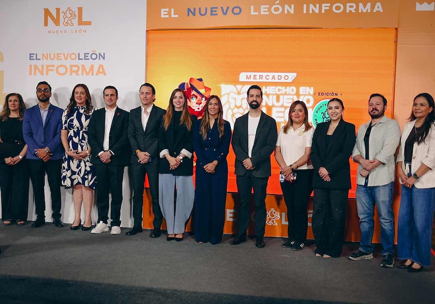 Mariana Rodríguez anuncia una nueva edición del Mercado Hecho en Nuevo León; podrán participar 200 emprendimientos locales. Foto: Especial