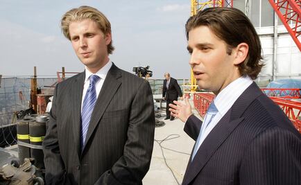 Hijos de Trump lanzan hoteles inspirados en campaña de su padre