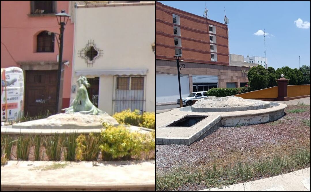 Vecinos y comerciantes de la zona refirieron que la escultura ya no se encontraba en su base desde la semana pasada. Foto: Xochiquetzal Rangel / EL UNIVERSAL