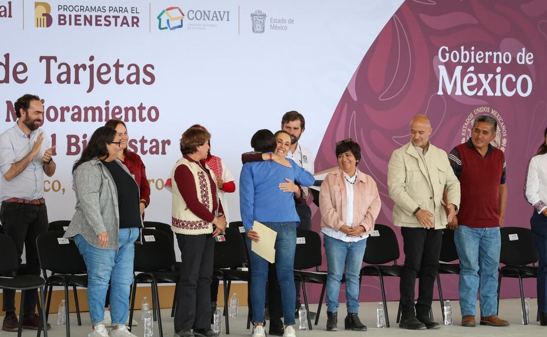Claudia Sheinbaum en Chimalhuacán, Estado de México. Foto: Luis Camacho/EL UNIVERSAL