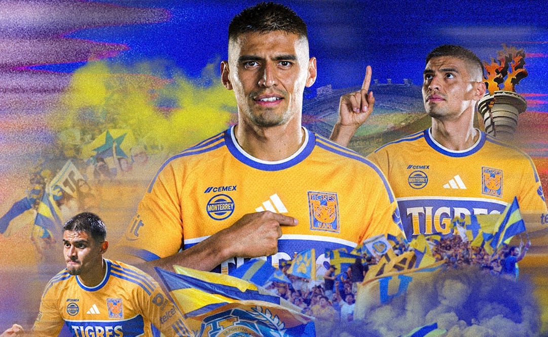 Guillermo Martínez, refuerzo de Tigres para el torneo Apertura 2026 - Foto: @TigresOficial en X