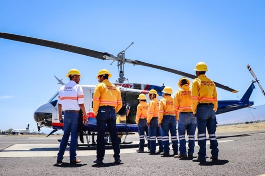 Se duplican incendios forestales en Oaxaca; usan helicóptero