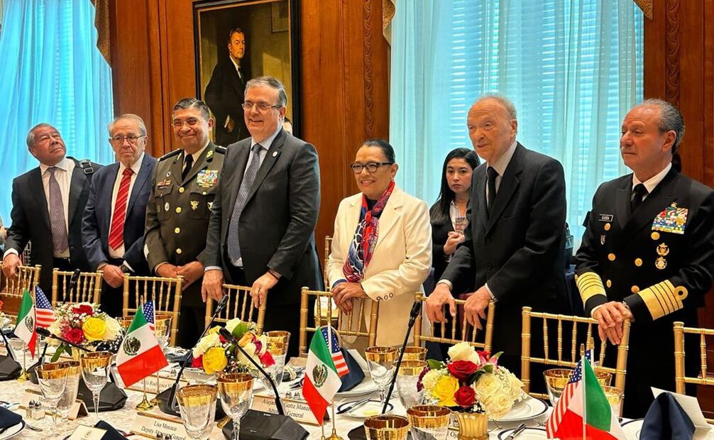 Gabinete de Seguridad en reunión con Estados Unidos. Foto: Especial