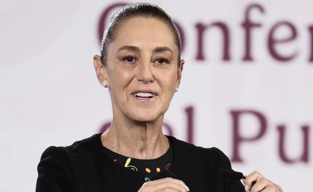 La presidenta Claudia Sheinbaum durante la mañanera del 11 de diciembre del 2025. Foto: EFE