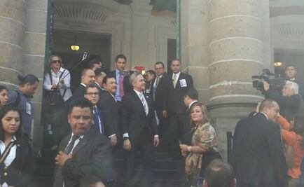 Funcionarios locales, federales, y representantes de partidos acuden a informe de Mancera 