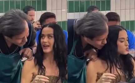 Mesero besa a Katy Perry en taquería de CDMX; incómodo momento se vuelve viral