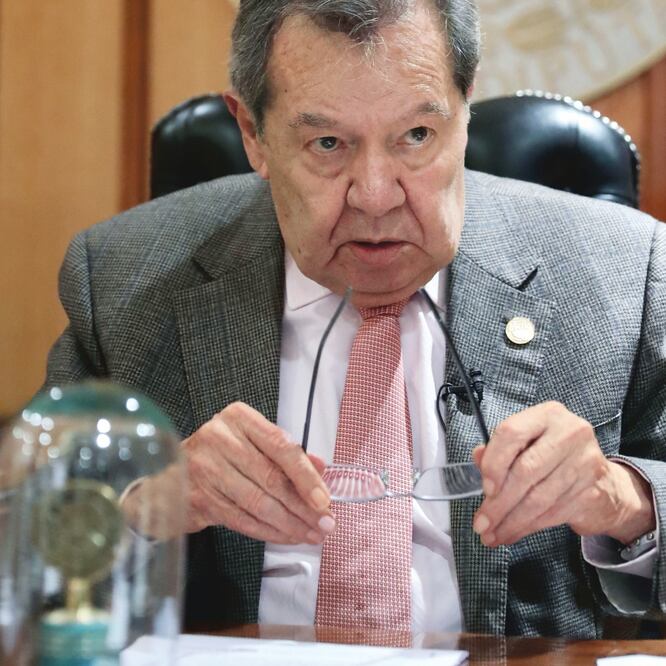 En la foto: Porfirio Muñoz Ledo, Presidente de la Cámara de Diputados. LUCÍA GODÍNEZ. EL UNIVERSAL