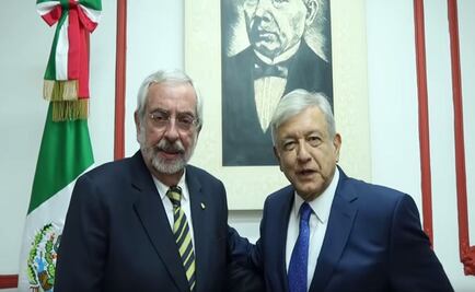 Pide AMLO a rector de la UNAM actuar por la vía legal y mantener autonomía