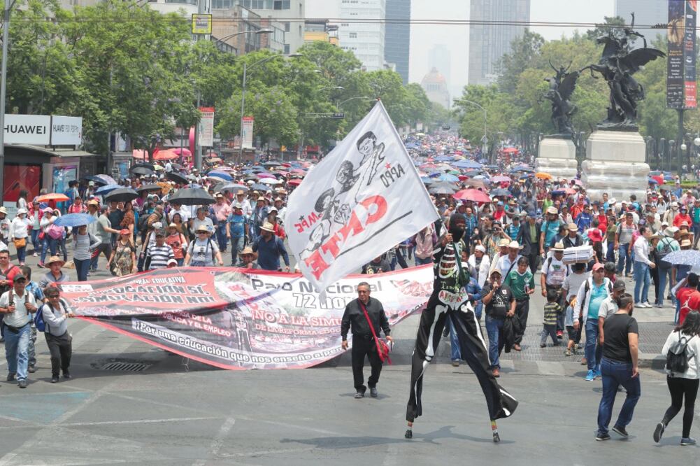 La CNTE informó que ha trabajado durante un largo periodo para elaborar el modelo educativo acorde con los estudiantes. Foto: ARCHIVO. EL UNIVERSAL