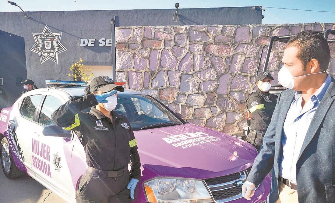 El presidente municipal de Zacatecas confió en que las nuevas policías den buenos resultados en esta contingencia. Foto: IRMA MEJÍA. EL UNIVERSAL