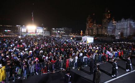 Asistieron 40 mil al Zócalo para dar el Grito